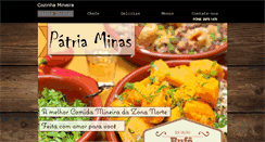 Desktop Screenshot of patriaminas.com.br